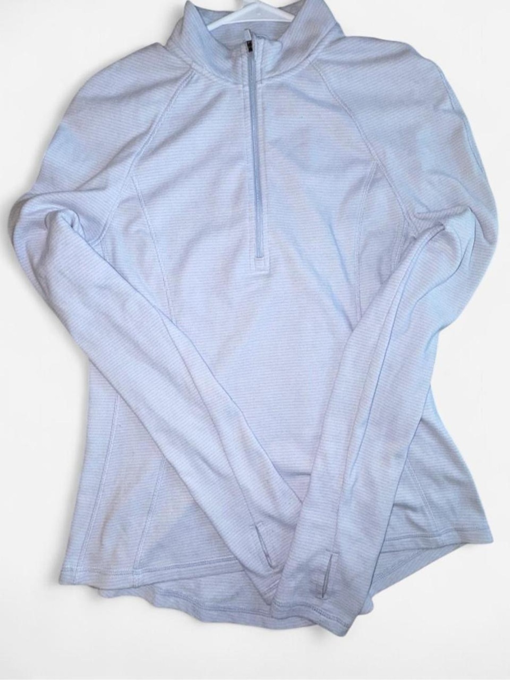 Light Blue Avalanche 1/4 Zip Pullover Activewear Top